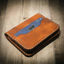 Minimalist Badge Wallet by Bull Sheath Leather