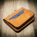 Minimalist Badge Wallet by Bull Sheath Leather