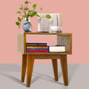 Serena Solid Wood Nightstand by Megsu
