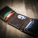 The Trinity Trifold Wallet by Bull Sheath Leather