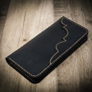 Western Long Wallet by Bull Sheath Leather