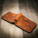 Western Bifold Wallet by Bull Sheath Leather