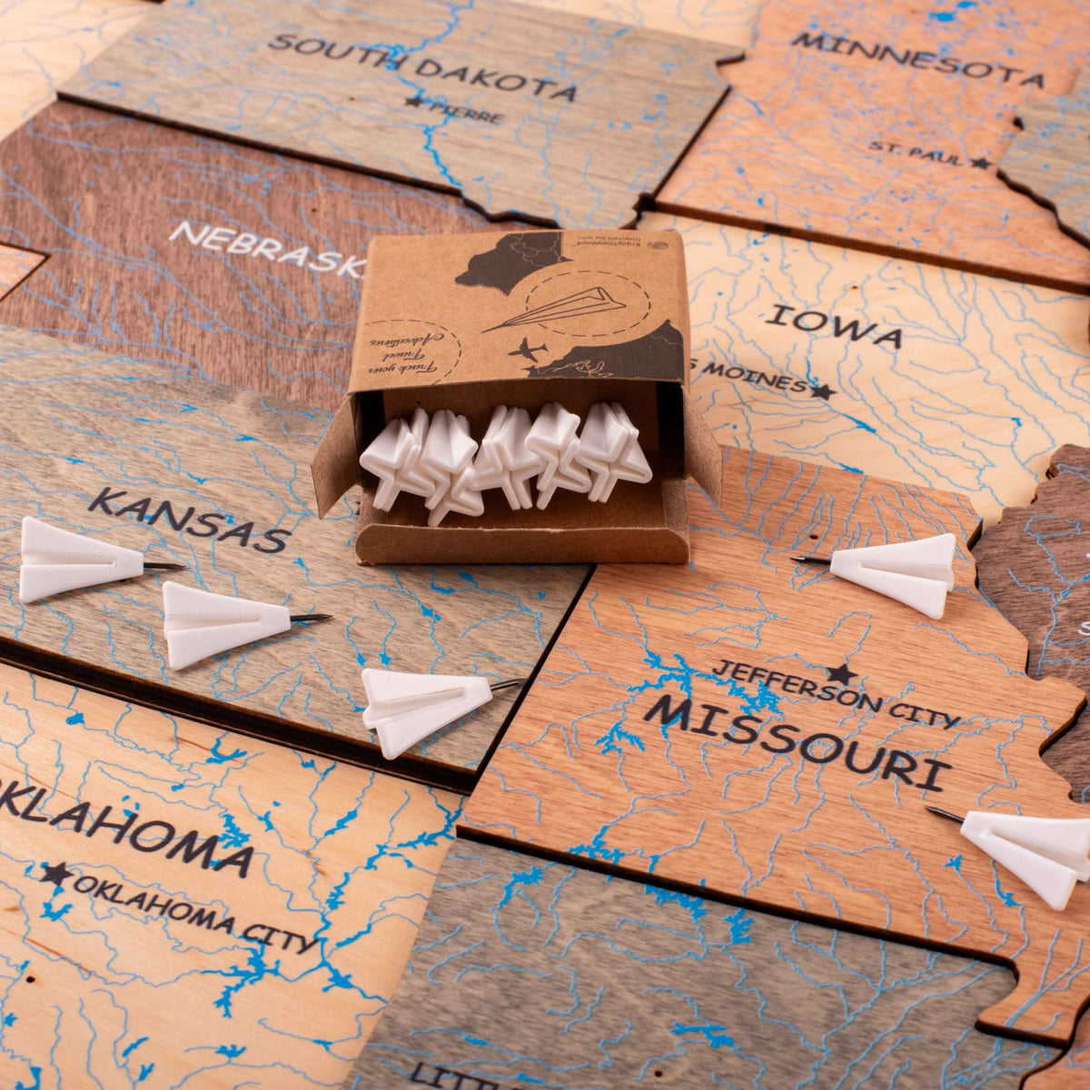 40 Airplane Push Pins, photo 2 of 4