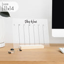 Weekly Acrylic Desk Calendar | Traeger Style by circleandsquaredecor