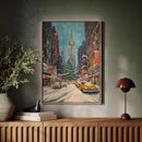 New York Winter Christmas Cityscape