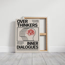 Overthinkers Inner Dialogues – Bold Modern Mental Health Print