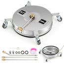 4000PSI Pressure Washer Surface Cleaner Stainless Steel with Casters by LJGDeals