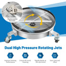 4000PSI Pressure Washer Surface Cleaner Stainless Steel with Casters by DirectDeals