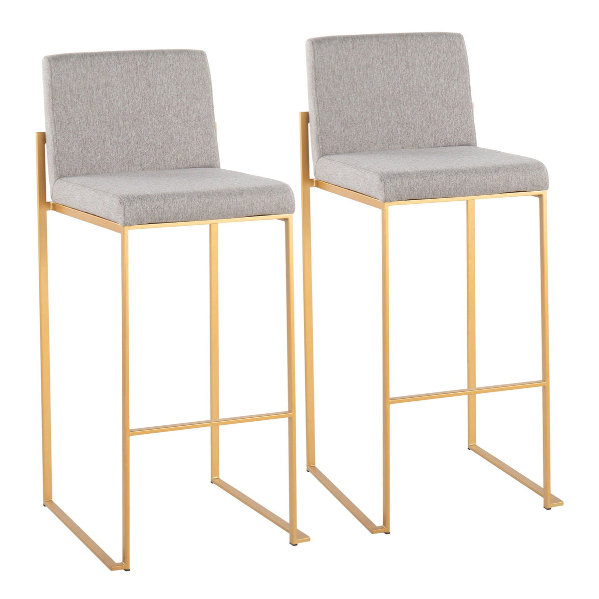 Fuji - Contemporary Design High Back Barstool, photo 5 of 40