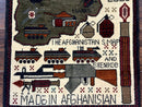 Afghan War Rug, Tanks Helicopters Guns