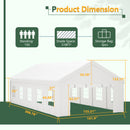 16x32 FT Party Tent with Removable Sidewalls