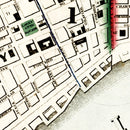 Vintage Map of New Orleans, Louisiana 1845