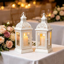 19'' High Decorative Hanging Lantern (Cream)