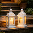 19'' High Decorative Hanging Lantern (Cream)