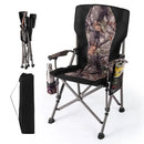 Portable Camping Chair with 400 LBS Metal Frame and Anti-Slip Feet by LJGDeals