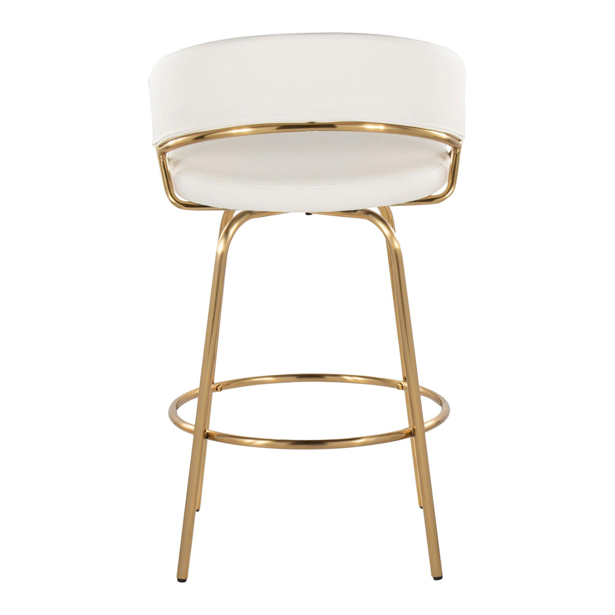 Jie - Glam Fixed Height Counter Stool (Set of 2), photo 6 of 15
