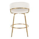 Jie - Glam Fixed Height Counter Stool (Set of 2) by HouseOfZazla