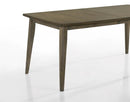 Bistro - Wide Contemporary Rectangle Dining Table With Extension Leaf by Unique Piece Furniture