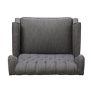 Dunham Contemporary Fabric Tufted Oversized Pushback Recliner