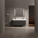 Freestanding Bathroom Vanity With Resin Sink And Storage Cabinet by HouseOfZazla
