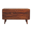 Curved Blanket Box - Chestnut by HouseOfZazla