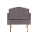 Accent Chair, leisure single sofa with Rose Golden feet