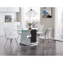Iris - Dining Table - Gray by HouseOfZazla