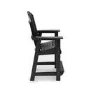 Adirondack Style Counter Chair Stylish HDPE Poly Lumber For Dining, Patio, And Garden Comfort by HouseOfZazla