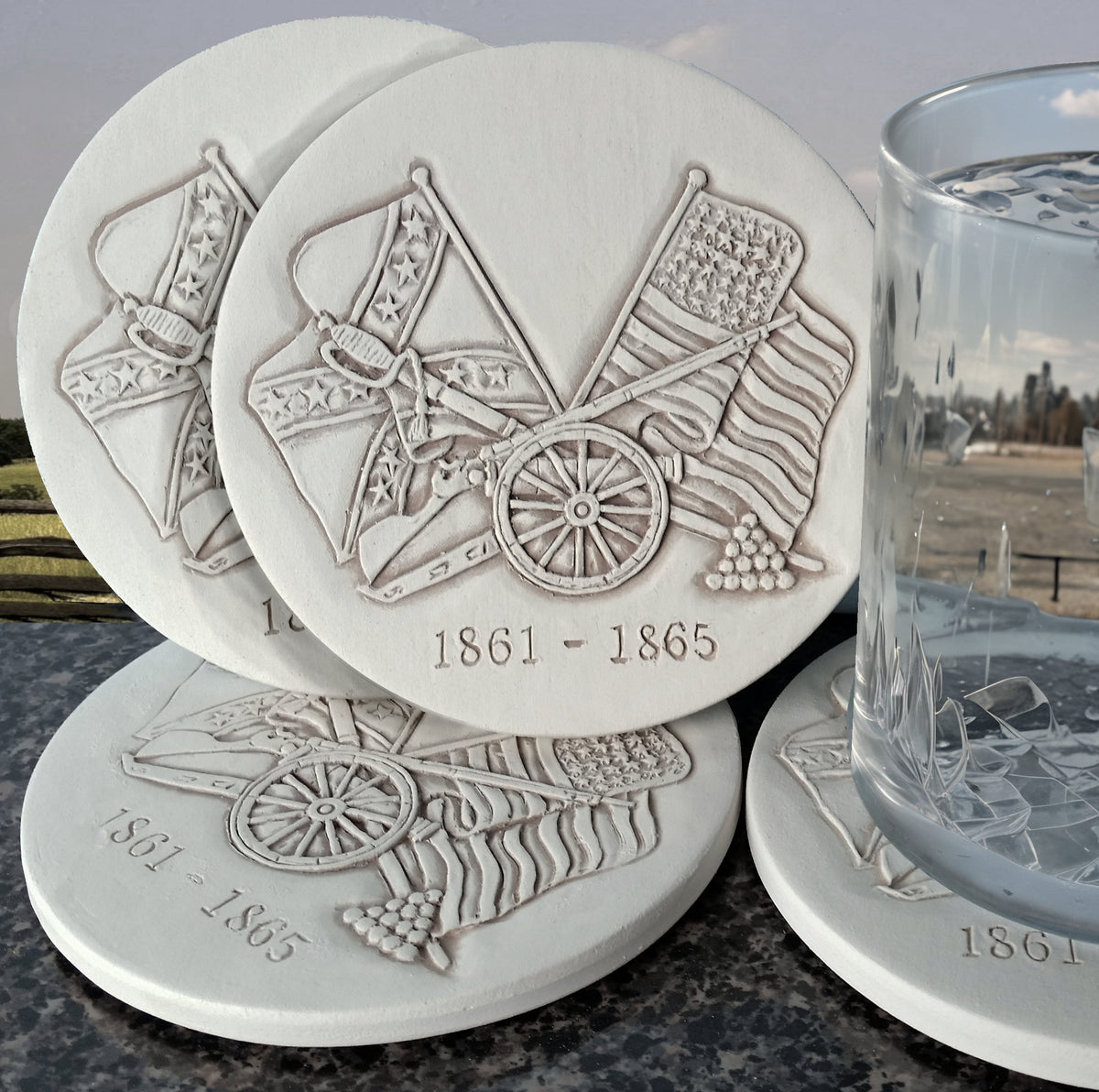 Civil War Drink Coasters, photo 2 of 7