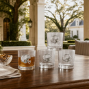 Football Helmet Bar Glasses Set of 4 by Arthur Court Designs