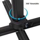 Round Cantilever Patio Umbrella With 360 Rotation & Infinite Tilt Adjustment