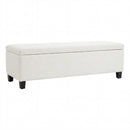 Upholstered Storage Ottoman Bench