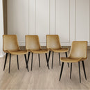 Modern Dining Chair With Carbon Steel Legs by HouseOfZazla