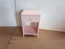 Modern Nightstand with Drawer and Open Shelf