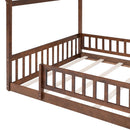 Bed House Bed Frame With Fence by HouseOfZazla