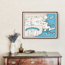 Vintage Map of Massachusetts 1931