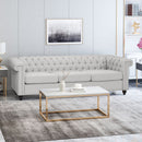 Chesterfield Style 3 Seater Sofa With Deep Button Tufting by HouseOfZazla