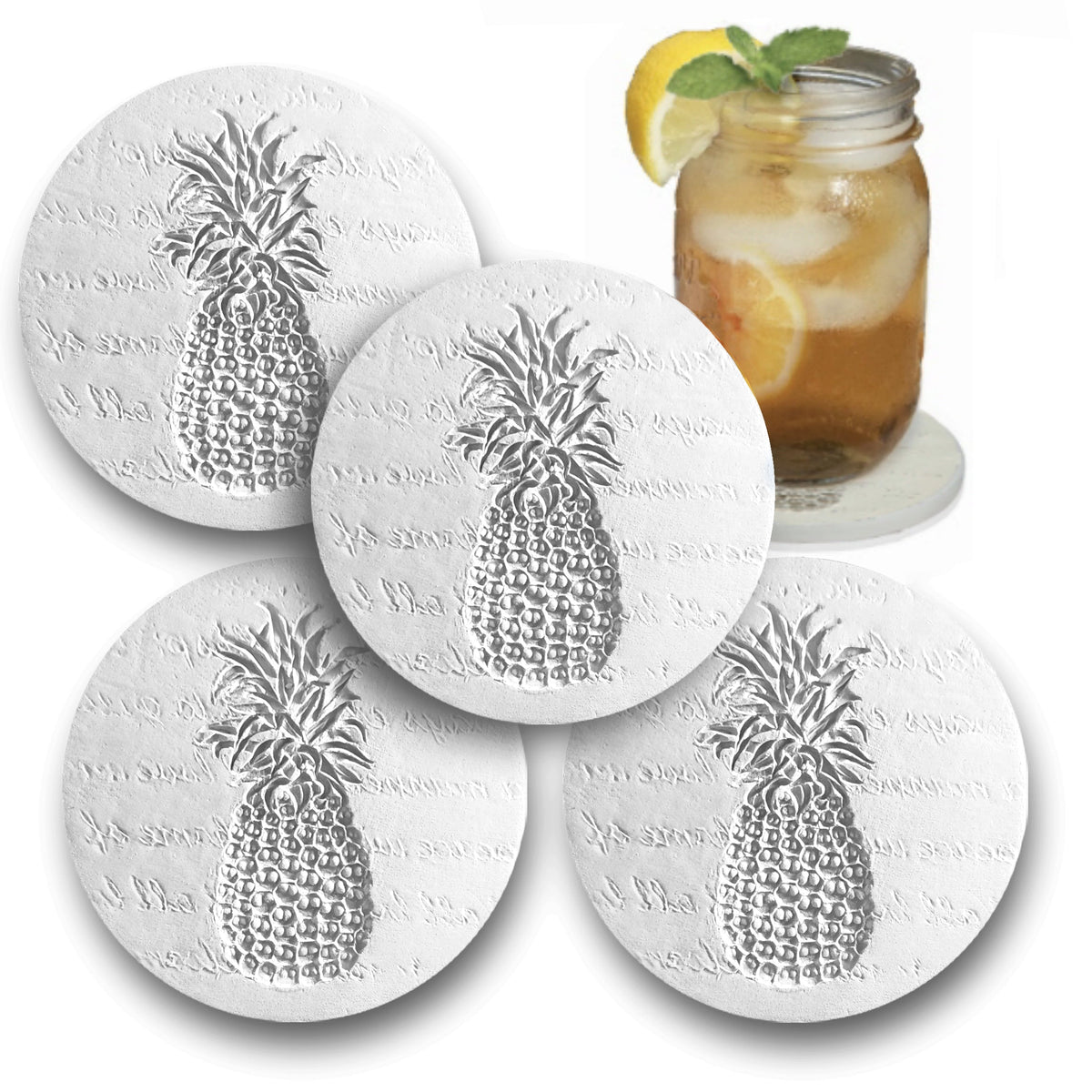 Pineapple Drink Coasters