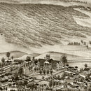 Vintage Map of Castleton, Vermont 1886