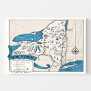 Vintage Map of New York 1931