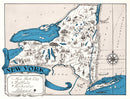 Vintage Map of New York 1931
