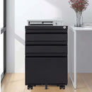 Metal Drawer Mobile File Cabinet With Lock For Home Office Organizer by HouseOfZazla