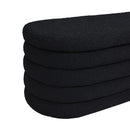 Fuji - Upholstered Oval Storage Bench by HouseOfZazla