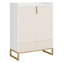 5 Tiers Shoe Storage Organizer With Doors by HouseOfZazla