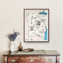 Vintage Map of Georgia 1931
