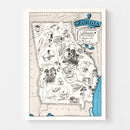 Vintage Map of Georgia 1931