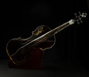 Glass Violin Decanter, Mahogany Base - 1000 ML