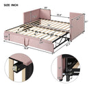 Twin Size Upholstered Daybed With Pop Up Trundle by HouseOfZazla