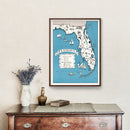Vintage Map of Florida 1931