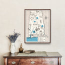 Vintage Map of Alabama 1931